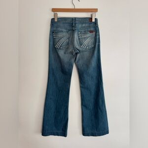 7 For All Mankind DOJO Flare Jeans 26, but runs like 24 or 25
